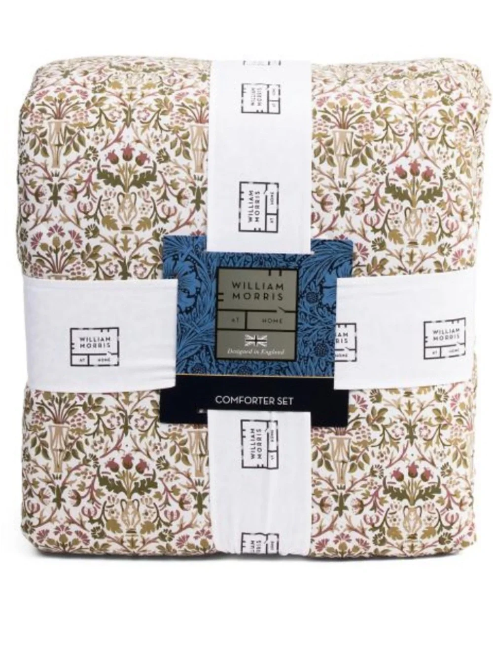 WILLIAM MORRIS cotton sateen comforter set